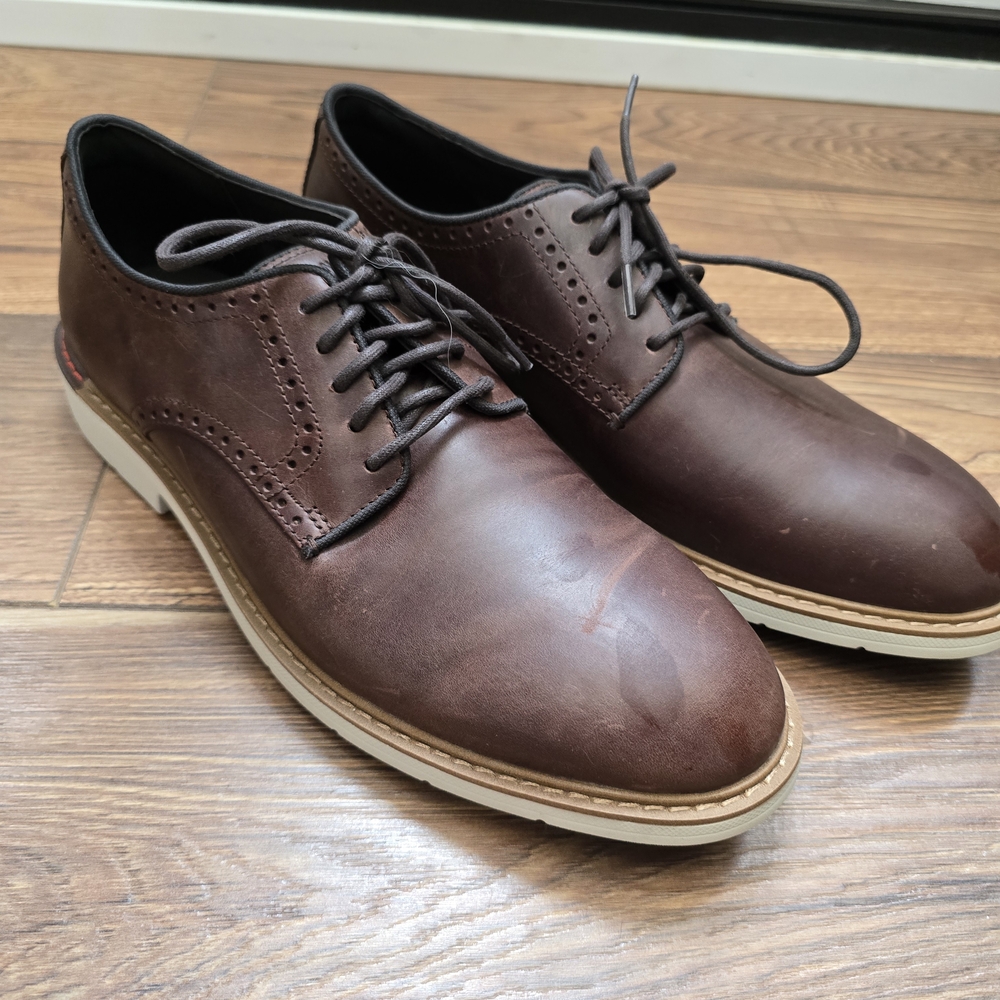 Cole Haan Dark Brown Leather Oxfords